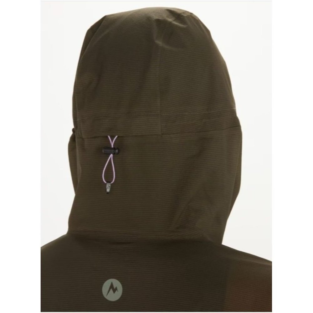 Marmot Jacket L Bantamweight Anorak Packable Green Lihtweight Waterproof - Picture 3 of 14